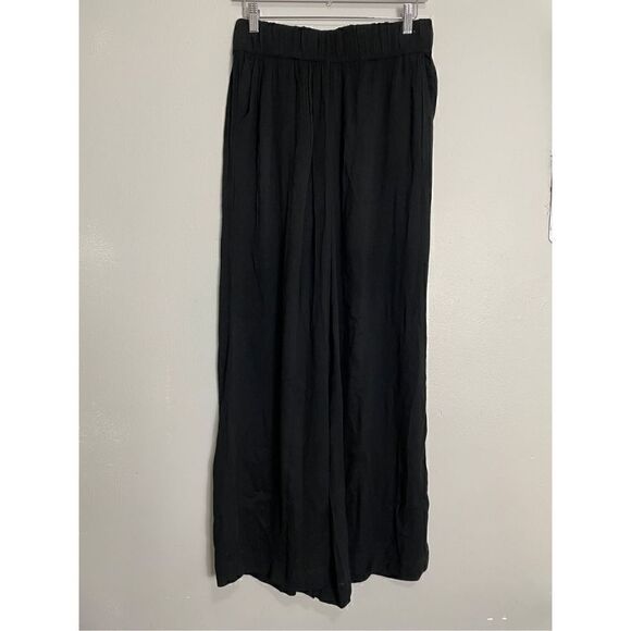 Boden vacation wide leg black pants size US 8 - Picture 3 of 7